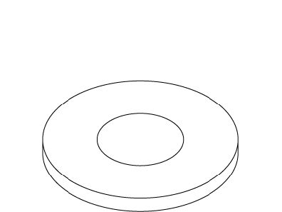 KOHLER Washer, 11/64 X 3/8 - Rough Plate, K-22941-RP