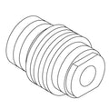 KOHLER Bonnet Detail 1/2 - Rough Plate, K-22965-RP