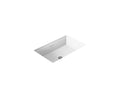 KOHLER K-2297-0 Kathryn 24" Rectangular Undermount Bathroom Sink - White