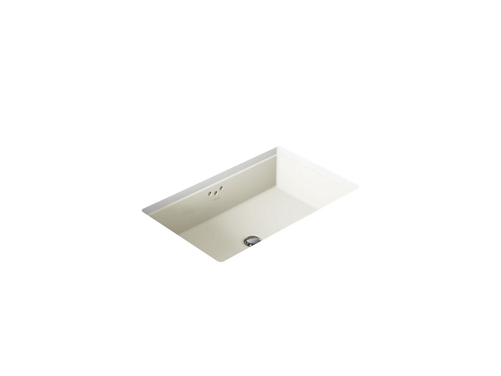 KOHLER K-2297-96 Kathryn 24" Rectangular Undermount Bathroom Sink - Biscuit