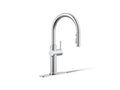 KOHLER K-22974-RT2-CP Crue Touchless Pull-Down Kitchen Sink Faucet With Three-Function Sprayhead - Polished Chrome