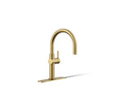 KOHLER K-22975-2MB Crue Single-Handle Bar Sink Faucet - Vibrant Brushed Moderne Brass