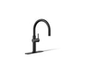 KOHLER K-22975-BL Crue Single-Handle Bar Sink Faucet - Matte Black
