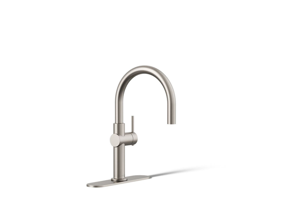 KOHLER K-22975-VS Crue Single-Handle Bar Sink Faucet - Vibrant Stainless