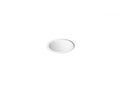 KOHLER K-2298-0 Compass 13-1/4" Round Drop-In/Undermount Bathroom Sink, No Overflow - White