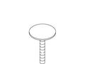 KOHLER Disc & Screw Assembly - Matte Black, K-23020-BL
