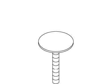 KOHLER Disc & Screw Assembly - Matte Black, K-23020-BL