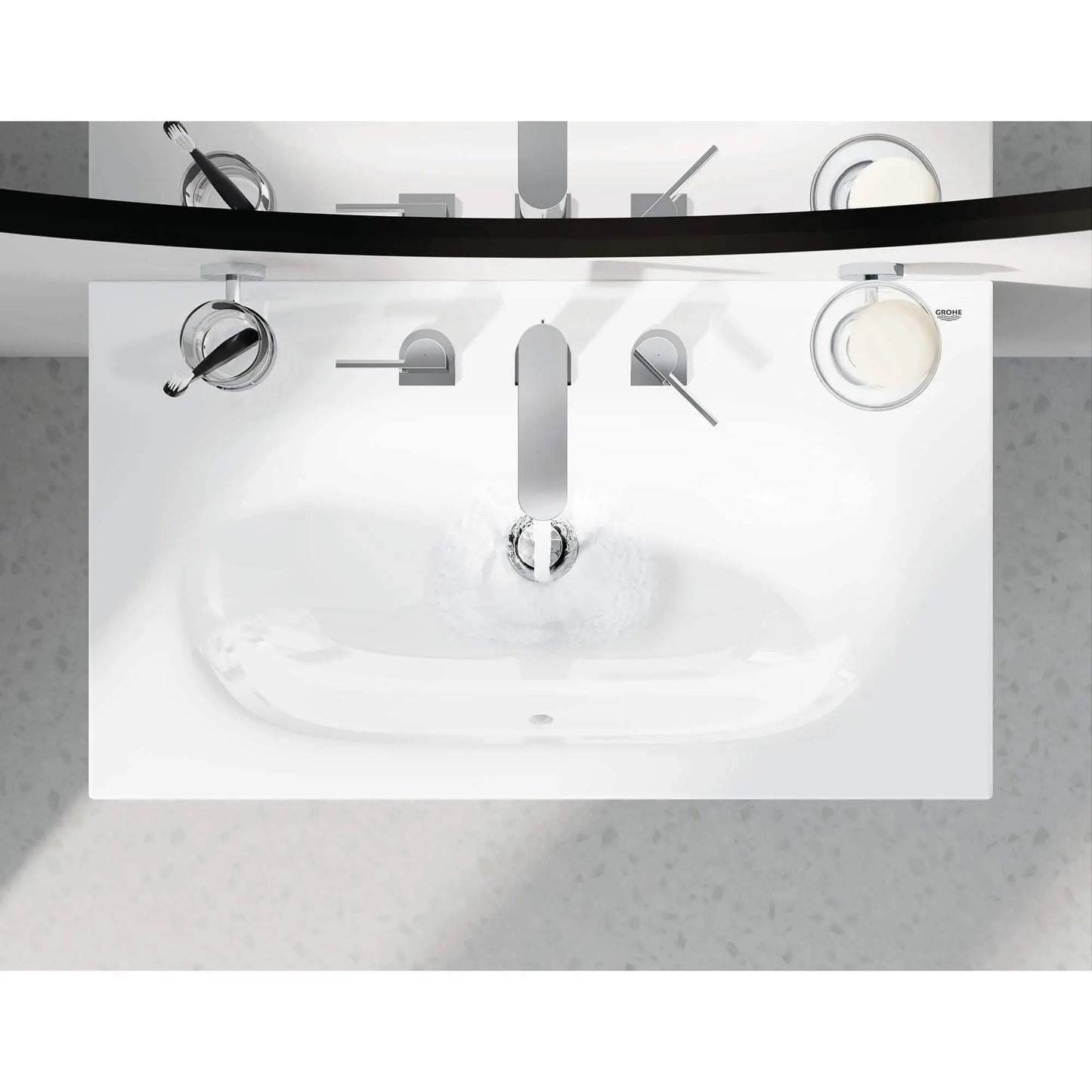 GROHE 40447001 Essentials Glass with Holder - Chrome