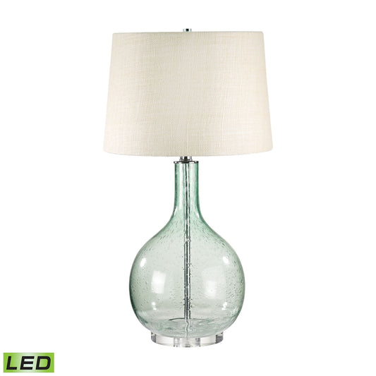 ELK SIGNATURE 230G-LED Glass 28'' High 1-Light Table Lamp - Green