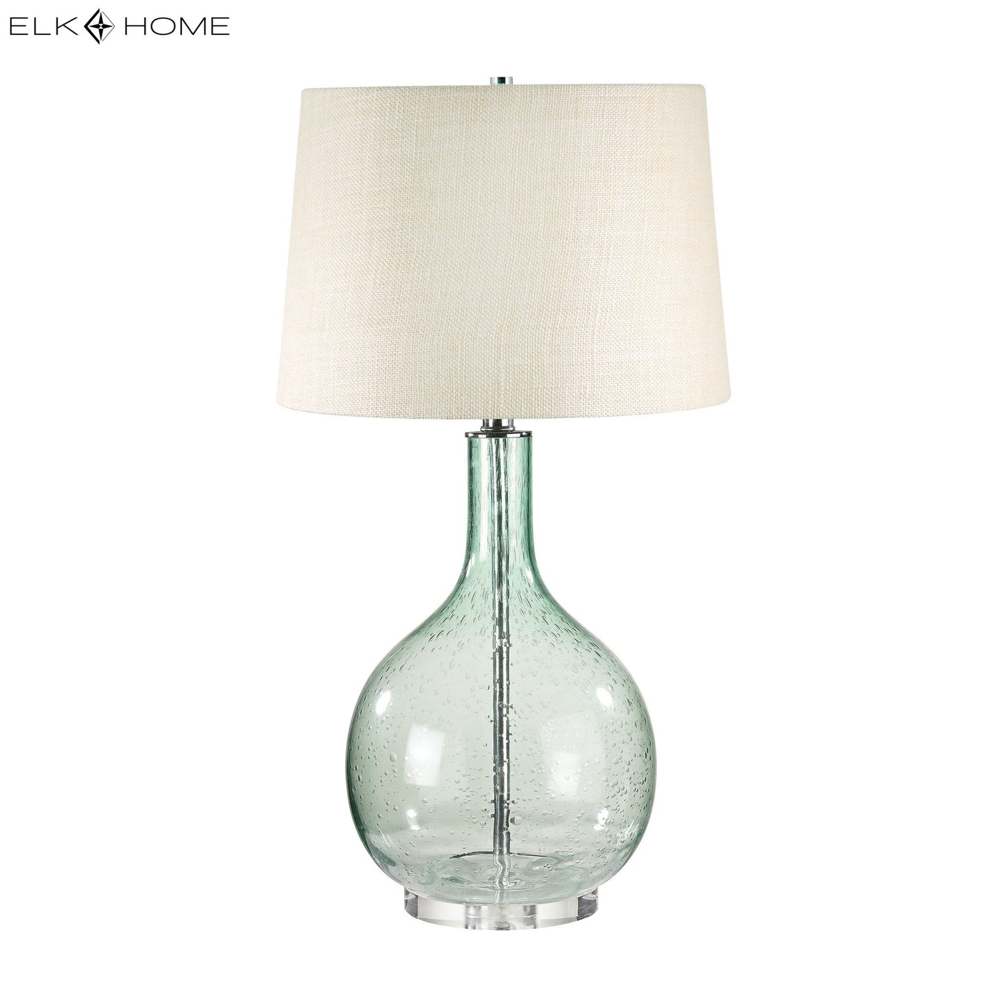 ELK SIGNATURE 230G Glass 28'' High 1-Light Table Lamp - Green