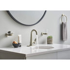 GROHE 40447EN1 Essentials Glass with Holder - Brushed Nickel