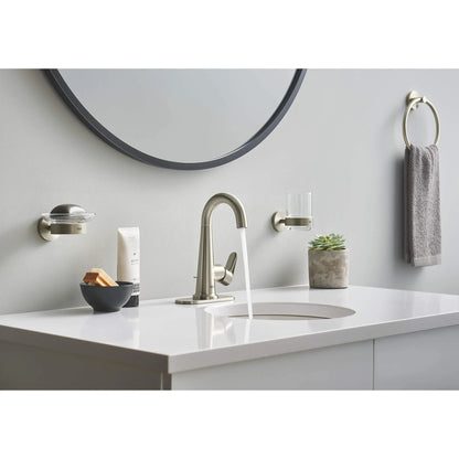 GROHE Essentials Glass with Holder - Brushed Nickel, 40447EN1