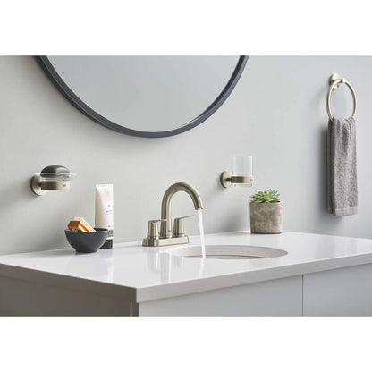 GROHE Essentials Glass with Holder - Brushed Nickel, 40447EN1