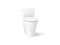 KOHLER K-23188-TBHHC-0 Reach Curv Hidden cord one-piece compact elongated toilet with skirted trapway, 1.28 gpf - White