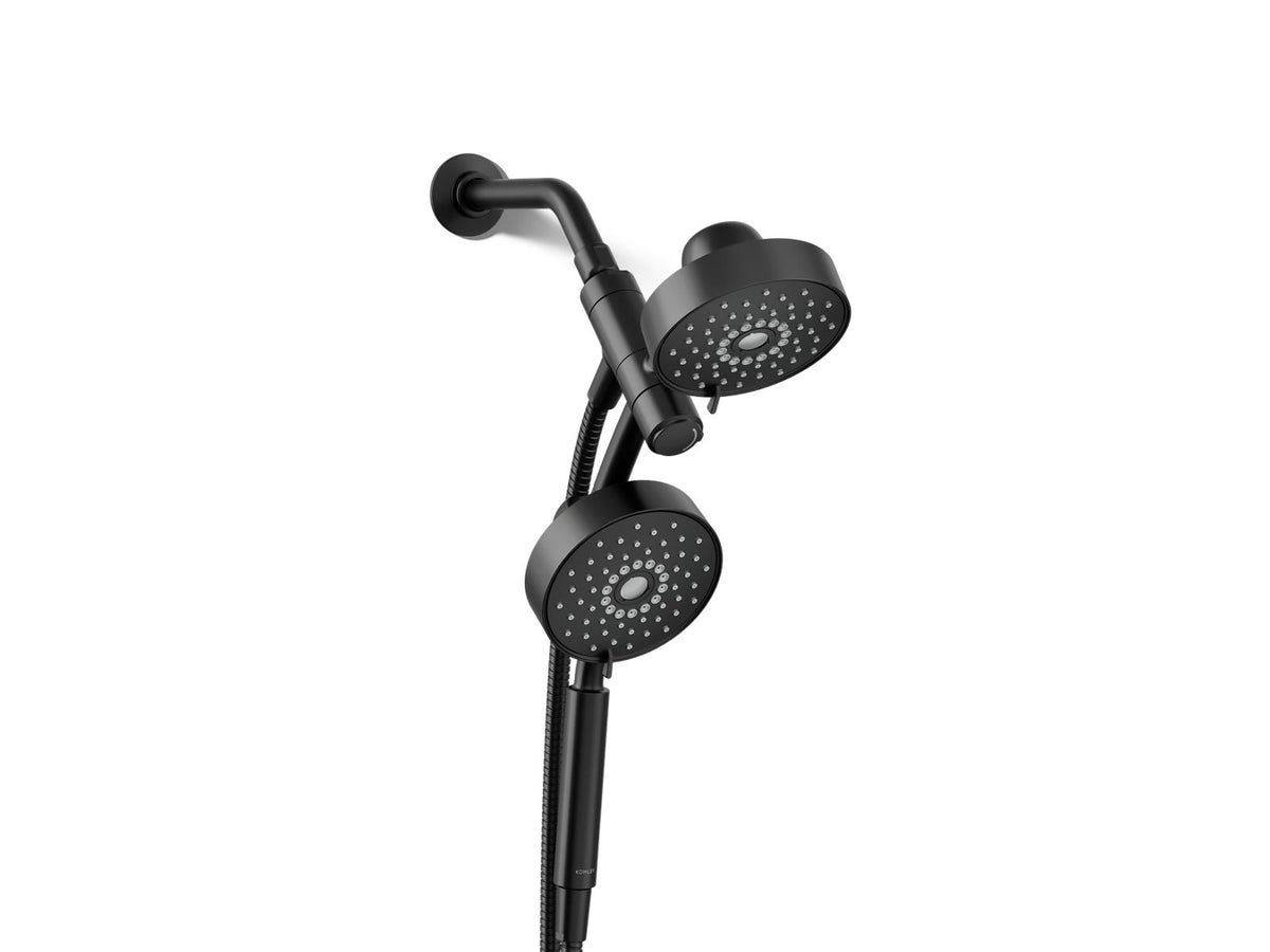 KOHLER K-23219-G-BL Purist 2-In-1 Multifunction 1.75 Gpm Shower Combo Kit - Matte Black