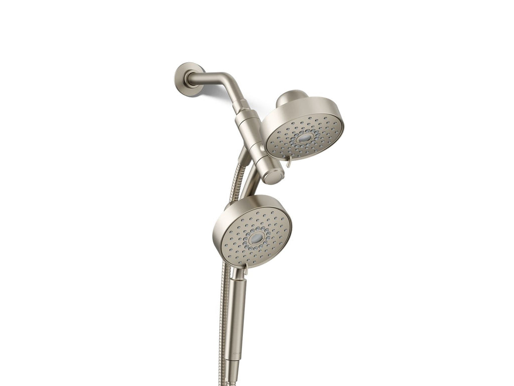KOHLER K-23219-BN Purist 2-In-1 Multifunction 2.5 Gpm Shower Combo Kit - Vibrant Brushed Nickel