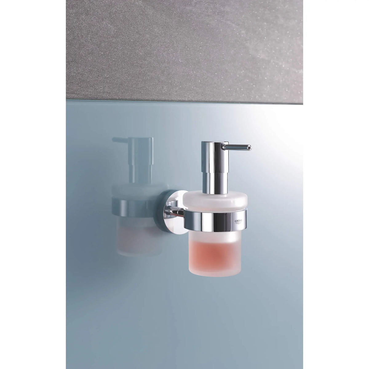 GROHE 40448001 Essentials Soap Dispenser with Holder - Chrome