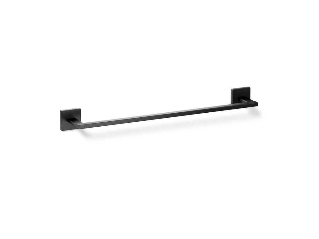 KOHLER K-23284-BL Square 18" Towel Bar - Matte Black