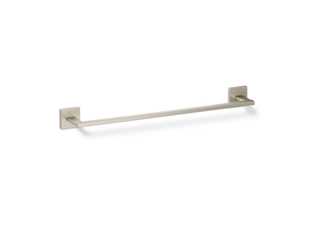 KOHLER K-23284-BN Square 18" Towel Bar - Vibrant Brushed Nickel