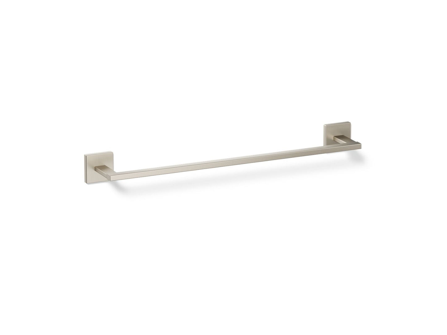 KOHLER K-23284-BN Square 18" towel bar - Vibrant Brushed Nickel
