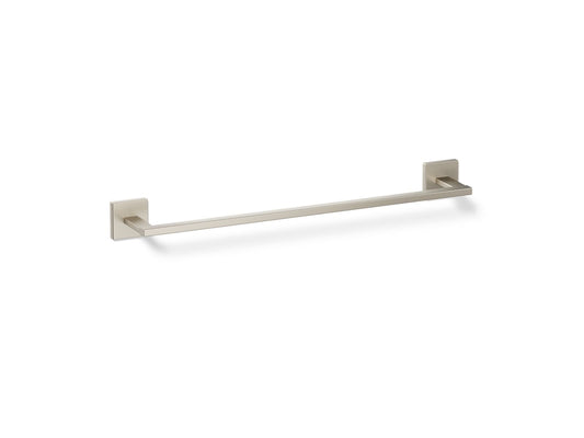 KOHLER K-23284-BN Square 18" towel bar - Vibrant Brushed Nickel