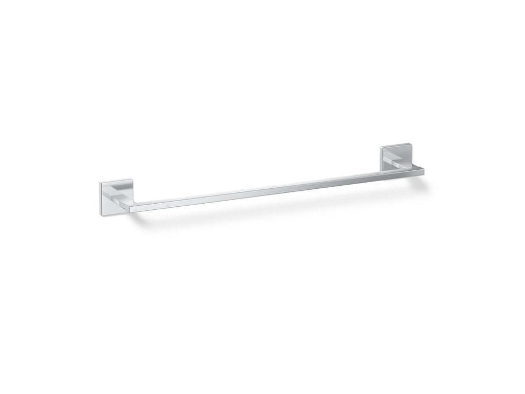 KOHLER K-23284-CP Square 18" Towel Bar - Polished Chrome
