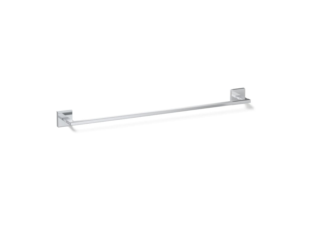 KOHLER K-23285-CP Square 24" Towel Bar - Polished Chrome