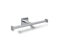 KOHLER K-23288-CP Square Double Toilet Paper Holder - Polished Chrome