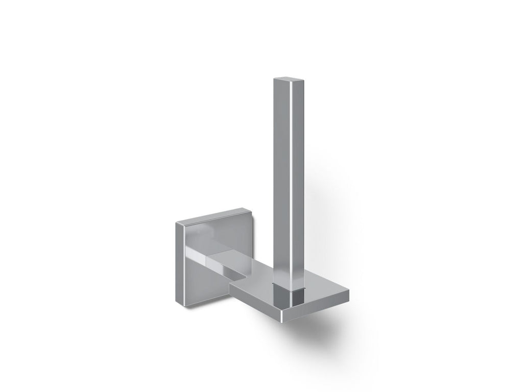 KOHLER K-23289-CP Square Vertical Toilet Paper Holder - Polished Chrome