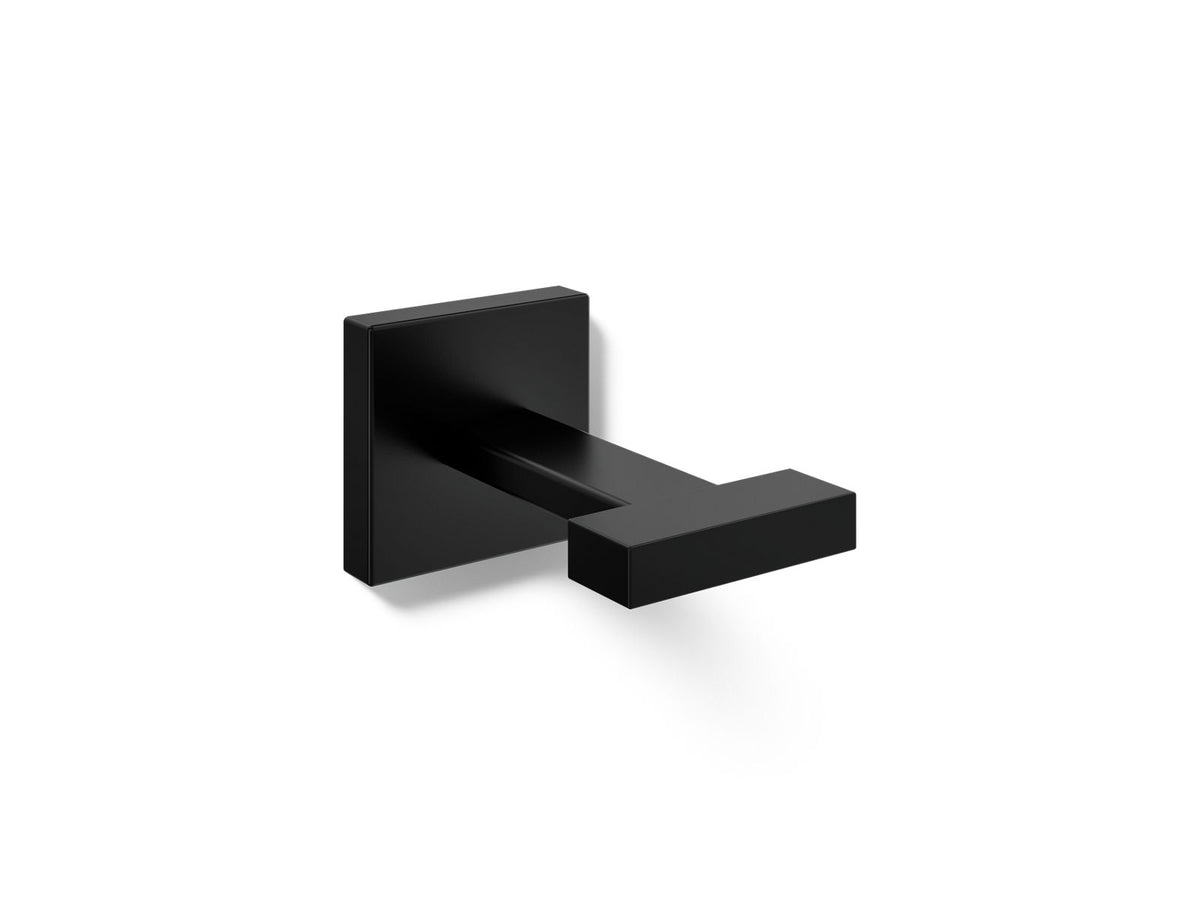 KOHLER K-23290-BL Square Robe Hook - Matte Black