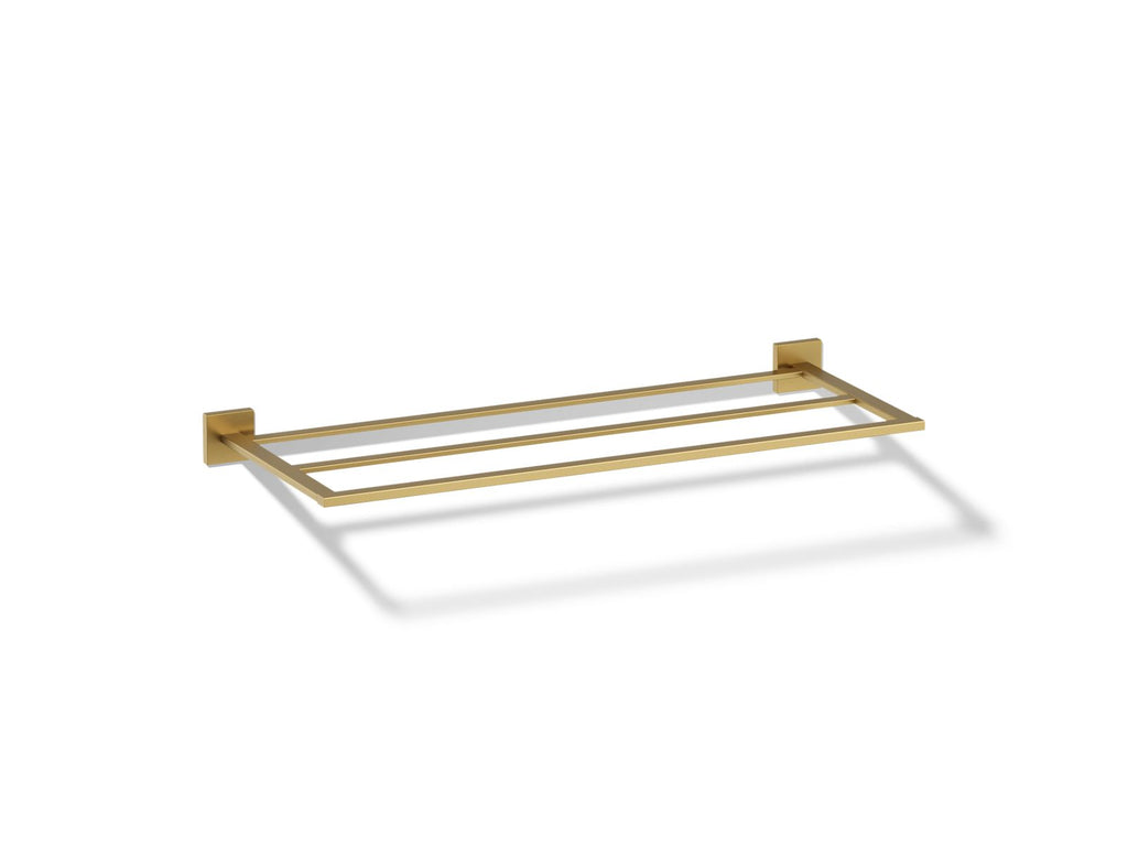 KOHLER K-23299-2MB Square Hotelier - Vibrant Brushed Moderne Brass