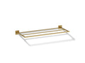 KOHLER K-23299-2MB Square Hotelier - Vibrant Brushed Moderne Brass