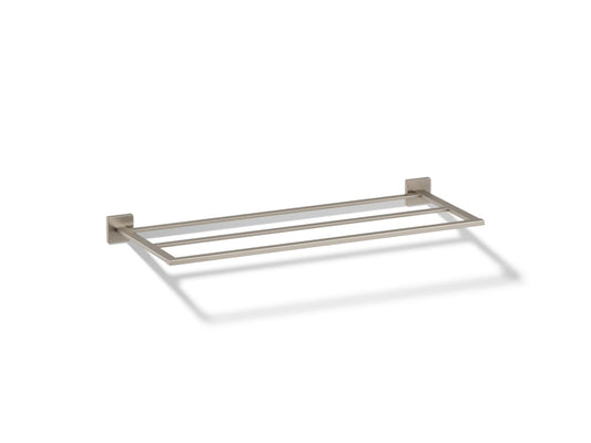 KOHLER K-23299-BN Square Hotelier - Vibrant Brushed Nickel