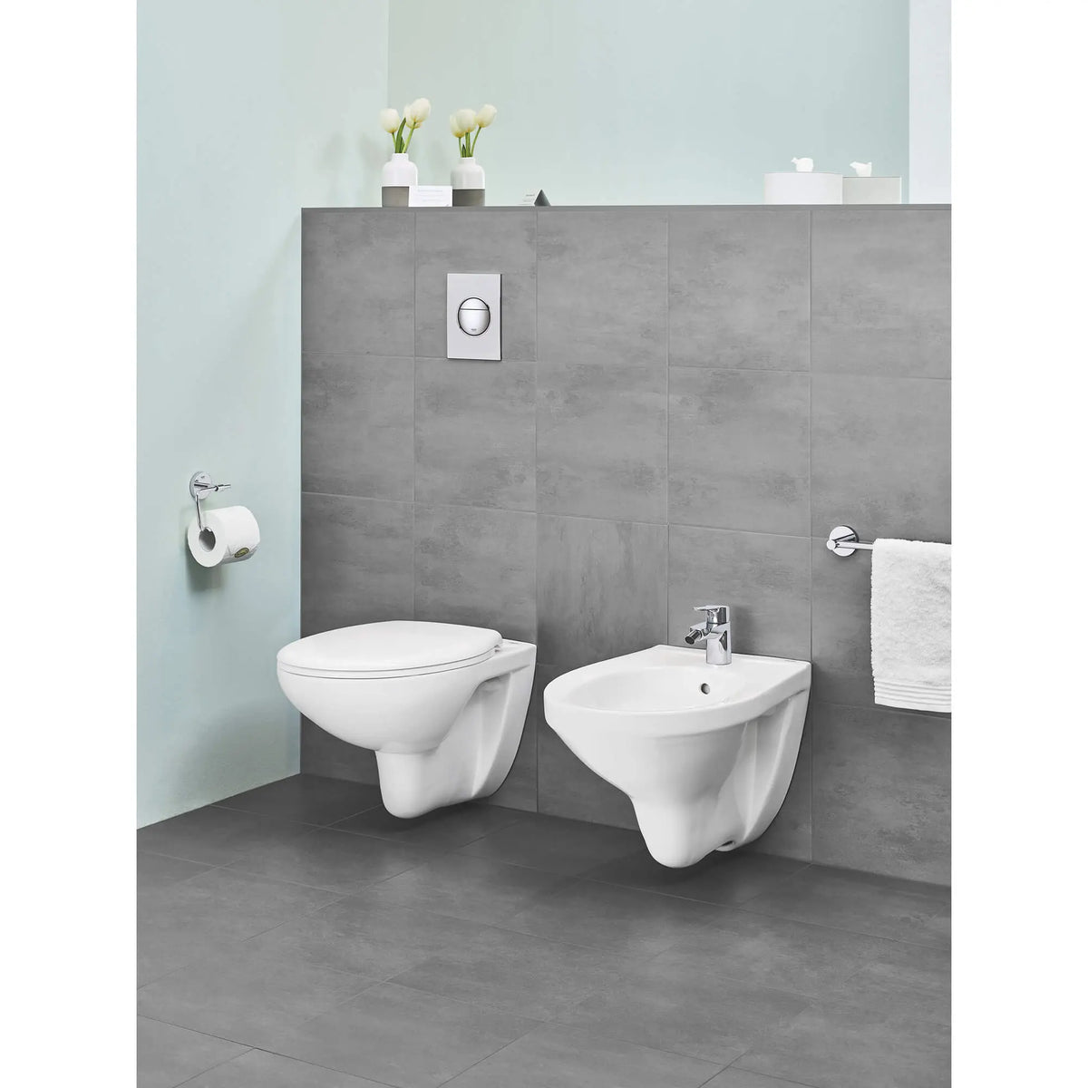 GROHE 40457001 Baucosmopolitan Paper Holder - Chrome