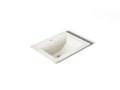 KOHLER K-2337-1-96 Memoirs Stately 22-3/4" Rectangular Drop-In Bathroom Sink - Biscuit