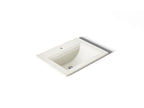 KOHLER K-2337-1-96 Memoirs Stately 22-3/4" Rectangular Drop-In Bathroom Sink - Biscuit