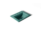 KOHLER K-2337-8-17 Memoirs Stately 22-3/4" Rectangular Drop-In Bathroom Sink - Teal