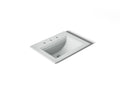 KOHLER K-2337-8-95 Memoirs Stately 22-3/4" Rectangular Drop-In Bathroom Sink - Ice Grey