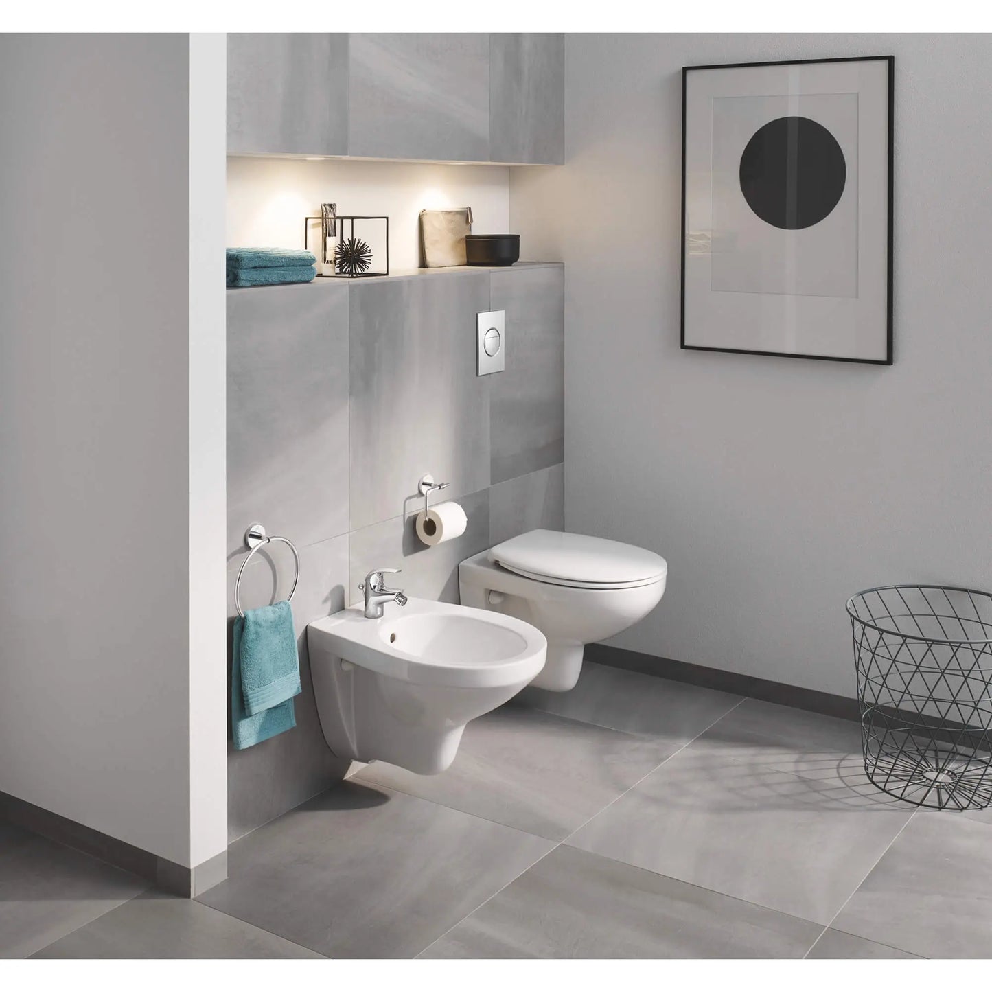 GROHE 40457001 Baucosmopolitan Paper Holder - Chrome