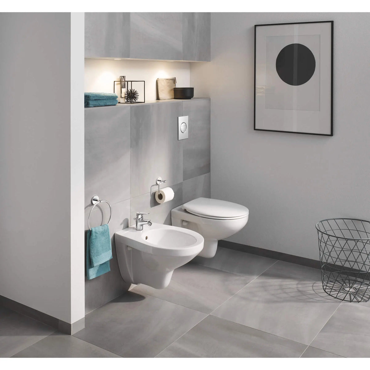 GROHE 40457001 Baucosmopolitan Paper Holder - Chrome