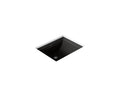 KOHLER K-2339-7 Memoirs 20" Rectangular Undermount Bathroom Sink - Black Black