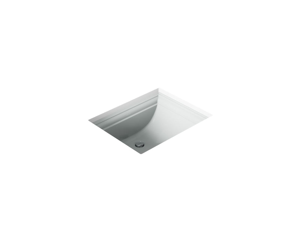 KOHLER K-2339-95 Memoirs 20" Rectangular Undermount Bathroom Sink - Ice Grey