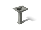 KOHLER K-2344-1-58 Memoirs Stately 25" Rectangular Pedestal Bathroom Sink - Thunder Grey