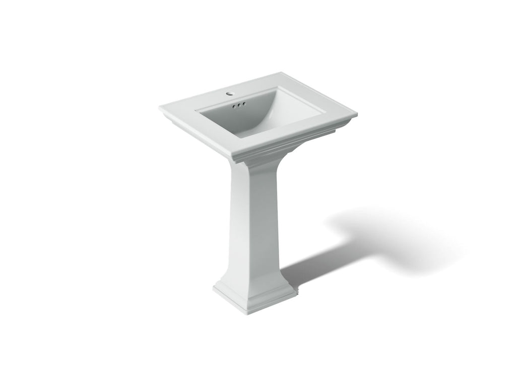 KOHLER K-2344-1-95 Memoirs Stately 25" Rectangular Pedestal Bathroom Sink - Ice Grey
