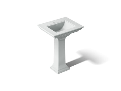 KOHLER K-2344-1-95 Memoirs Stately 25" rectangular pedestal bathroom sink - Ice Grey