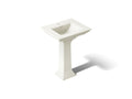 KOHLER K-2344-1-96 Memoirs Stately 25" Rectangular Pedestal Bathroom Sink - Biscuit