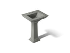 KOHLER K-2344-4-58 Memoirs Stately 25" Rectangular Pedestal Bathroom Sink - Thunder Grey