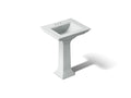 KOHLER K-2344-4-95 Memoirs Stately 25" Rectangular Pedestal Bathroom Sink - Ice Grey