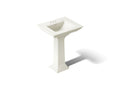 KOHLER K-2344-4-96 Memoirs Stately 25" Rectangular Pedestal Bathroom Sink - Biscuit