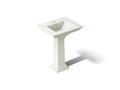 KOHLER K-2344-4-NY Memoirs Stately 25" Rectangular Pedestal Bathroom Sink - Dune